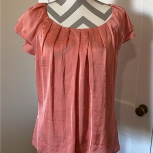 Dress Barn peach blouse shirt